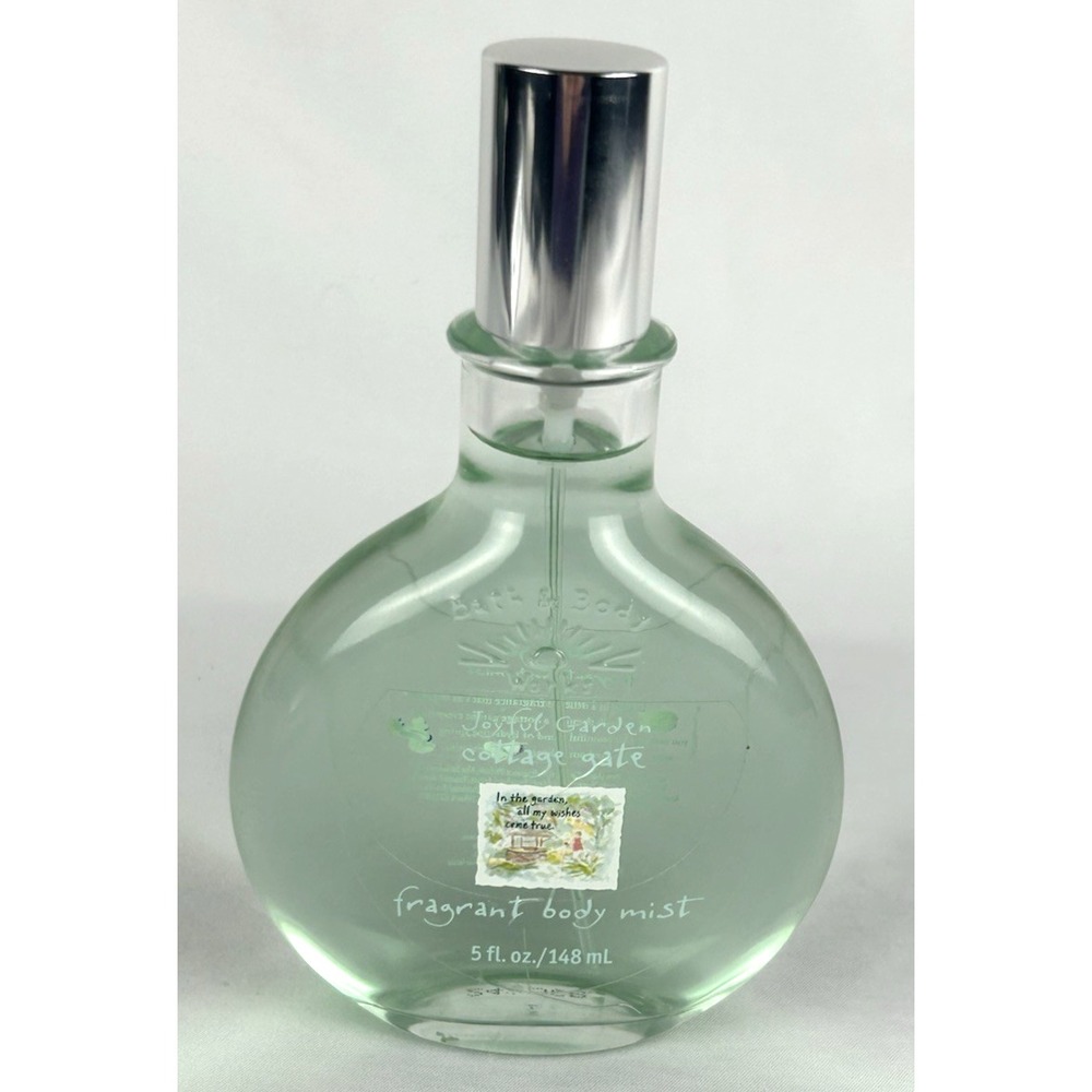 Vtg 90s Bath And Body Works Cottage Gate Joyful Garden Body Mist Spray 5 Oz Full